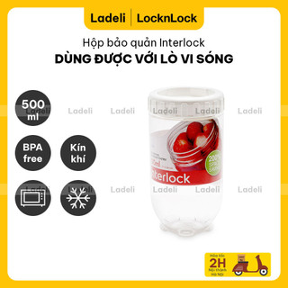 Hộp bảo quản thực phẩm lock&lock interlock inl203 dung tích 500ml