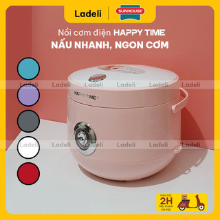 Nồi cơm điện 1.8L SUNHOUSE HappyTime HTD8521P thân nhựa