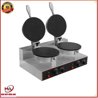 Máy Làm Vỏ Bánh Ốc Quế Công Nghiệp Đôi