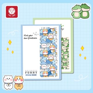 Vở kẻ ngang Hải Tiến Funny (80,120,200 trang) - 70g/m2 (Giao mẫu ngẫu nhiên - Lốc 10/5 cuốn)