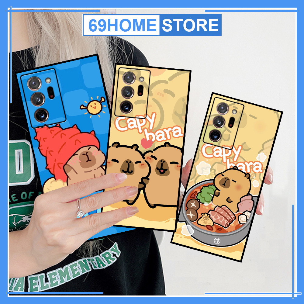 Ốp lưng Samsung Note 20 / Note 20 Ultra / Note 20 Ultra 5G in hình Capy bara cute