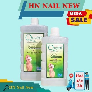 nước lau gel QUYÊN chai 500ml , axeton rửa móng HN NAIL NEW