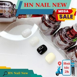 Sơn gel Mxbon lẻ màu đen trắng sữa , trắng gạo chai 15ml ( chính hãng ) sơn móng HN NAIL NEW