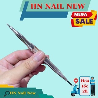 Cọ vẽ hoa cúc cán đá 2 đầu , cọ vẽ móng tay nghệ thuật hn nail new