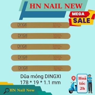 dũa da bò dingxi loại mỏng , dũa móng tay HN NAIL NEW
