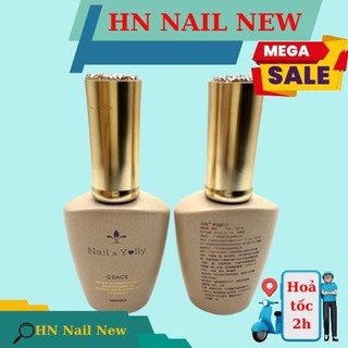 sơn thạch hồng cam Nail yolly hot hit,sơn gel thạch hồng