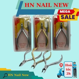kềm nhặt da cắt móng thật , kềm 2 in 1 INOX HNQ siêu bén HN NAIL NEW