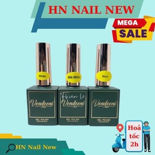 Sơn gel vendeeni lẻ màu đen , màu trắng , trắng ngà , trắng sữa , sơn móng hn nail new