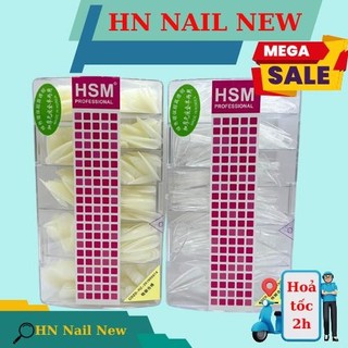 móng úp hsm tem xanh mã GDZD hộp 500pcs đủ form HN NAIL NEW