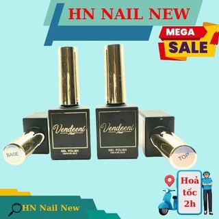 sơn base top VENDEENI chai 15ml , bộ liên kết sơn móng HN NAIL NEW
