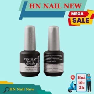 top lì vinimay hàng chính hãng , sơn nhám HN NAIL NEW