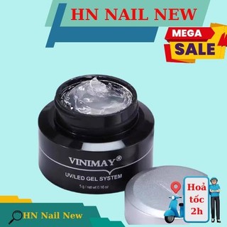 gel vẽ nổi thuỷ tinh 5in1 Vinimay 5g , Gel trong chà tráng gương HN NAIL NEW