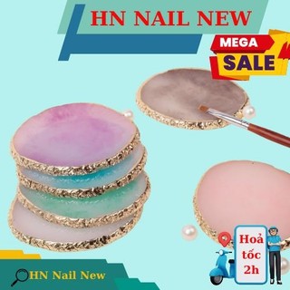 Miếng c ẩm thạch tán bột làm móng , đá pha sơn pha màu ,đá chụp ảnh HN NAIL NEW