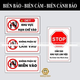Biển báo - biển cảnh báo không phận sự cấm vào