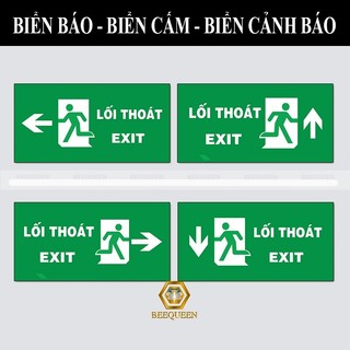 Biển báo - biển cảnh báo lối thoát exit