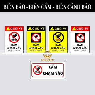 Biển báo - biển cảnh báo cấm chạm vào