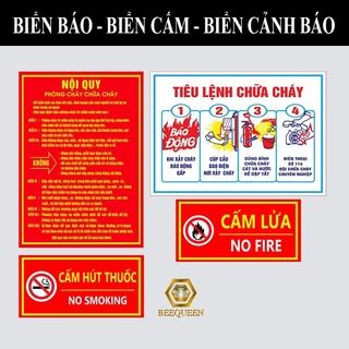Biển báo tiêu lệnh chữa cháy - nội quy phòng cháy chữa cháy