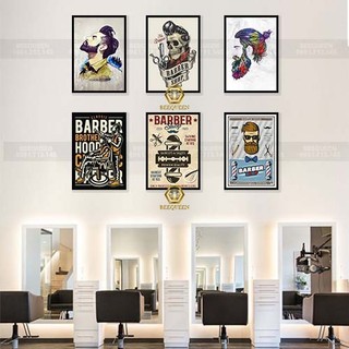 [101-120]  Album 20 Mẫu Tranh Barber Trang Trí Barber Shop - Tiệm Tóc Nam Phong Cách Vingtage