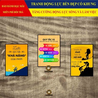 Tranh quy tắc 5s trong văn phòng - công sở
