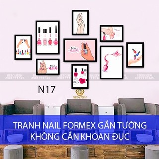 Album 20 bộ Tranh Nail - Tranh Tiệm Nail Gắn Tường - Không Cần Khoan Đục