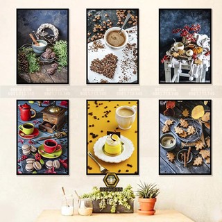 20 Mẫu Tranh Treo Tường Trang Trí Quán Cafe- Tranh Cà Phê Phong Cách Hiện Đại(MS81-100)