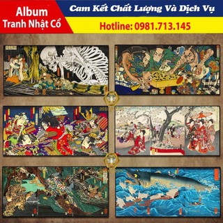 [ Album 20 Bộ] Tranh Nhật Cổ Phong Cách Tranh Nhật Bản Xưa