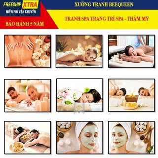 D121 - 140 Mẫu Tranh Spa Treo Tường Trang Trí Spa Đẹp