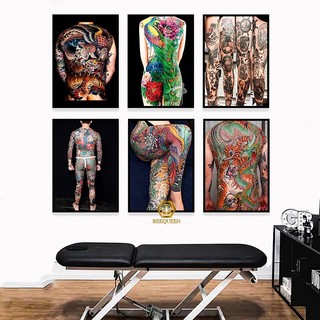 [81-100] Tranh Hình Xăm - Tranh Tattoo Trang Trí Tiệm Xăm Tattoo