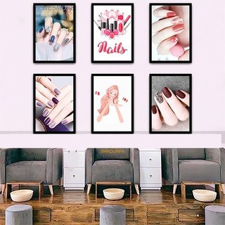 [21-40] 20 Mẫu Tranh Nail Trang Trí Tiệm Nail - Phong Cách Nail Art