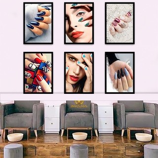[141-160] 20 Mẫu Tranh Nail Trang Trí Tiệm Nail - Phong Cách Nail Art