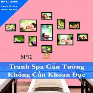 Album 20 bộ Tranh Spa - Tranh Tiệm Spa Gắn Tường - Không Cần Khoan Đục