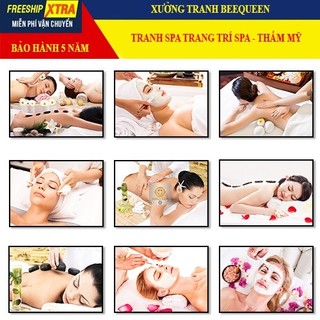D1 - 20 Mẫu Tranh Spa Treo Tường Trang Trí Spa Đẹp