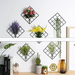 Khung Lưới Sắt Trang Trí Treo Tường - Đèn Led - Treo ảnh