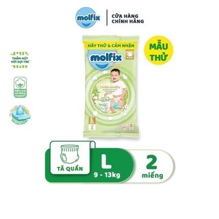 Mẫu thử Tã bỉm quần Molfix thiên nhiên L