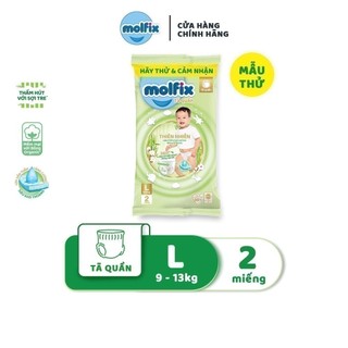 Mẫu thử Tã quần thiên nhiên Molfix size L