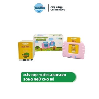 Đồ chơi Molfix máy đọc thẻ Flashcard Song Ngữ cho bé