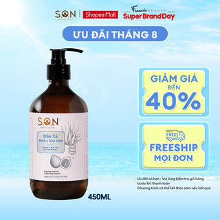 Dầu xả s.o.n bưởi & nha đam 450ml dành cho mọi loại tóc