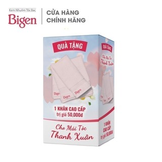 Khăn lau tóc cao cấp Bigen hàng tặng không bán