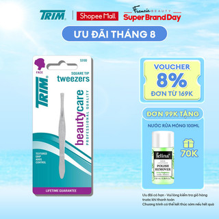 Nhíp nhổ lông mày hiệu TRIM cao cấp - Nhíp đầu vuông
