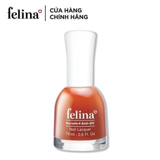 Sơn móng tay felina 18ml - màu cam - code cs204