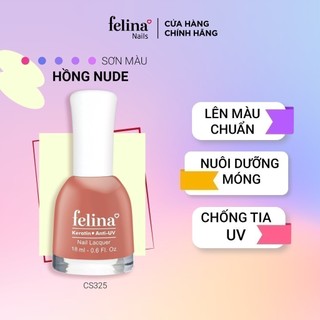 Sơn móng tay Felina 18ml - Màu Hồng nude - Code CS325