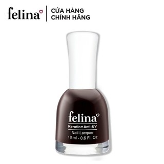 Sơn Móng Tay Felina Nail 18ml, Màu Cherry Đen CS301, Lên Màu Đẹp, Thời Thượng