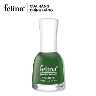 Sơn Móng Tay Felina Nail 18ml, Màu Xanh Rêu CS551, Lên Màu Đẹp, Thời Trang
