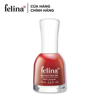 Sơn Móng Tay Felina Nail 18ml, Màu Đỏ Ớt CS318, Lên Màu Đẹp, Thời Trang