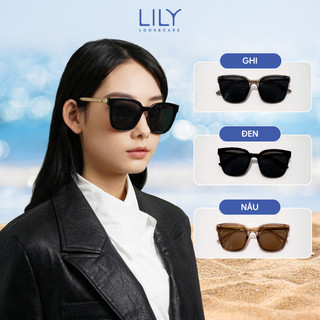 Kính mát thời trang nam nữ LILYEYEWEAR chống tia UV400 bảo vệ mắt màu sắc và kiểu dáng thời trang 6035