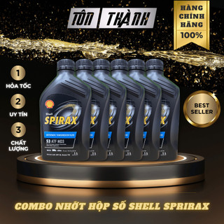 [ Combo ATF ] Dầu hộp số - trợ lực tay lái Shell Spirax S3 ATF (1 Lít)