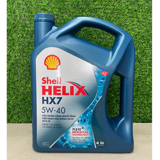 Dầu nhớt shell helix hx7 5w40 - dành cho động cơ xăng và dầu
