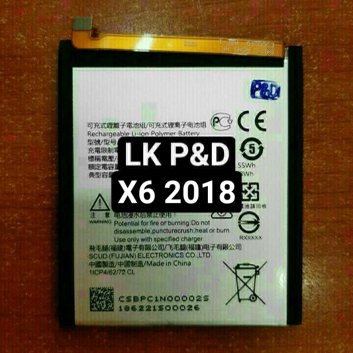 Pin Thay thế Nokia X6 2018