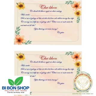 COMBO 50 TỜ THƯ KHEN A4 (BI BON SHOP)