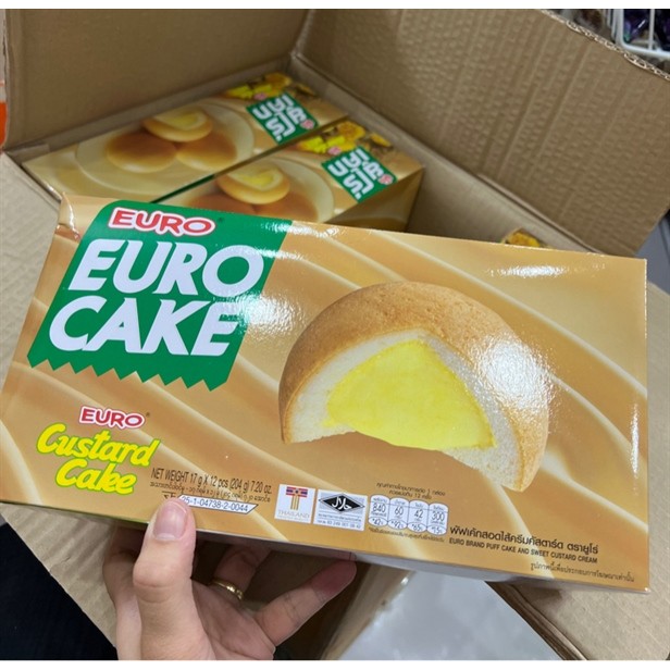 Bánh trứng Euro Cake 204g